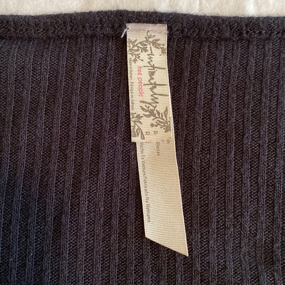 Free People Cozy Up To Me ribbed long sleeve bodysuit - Picture 4 of 13